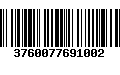 Código de Barras 3760077691002