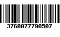 Código de Barras 3760077790507