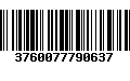 Código de Barras 3760077790637