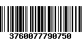 Código de Barras 3760077790750