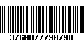 Código de Barras 3760077790798