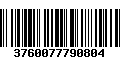 Código de Barras 3760077790804