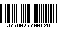 Código de Barras 3760077790828