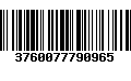 Código de Barras 3760077790965