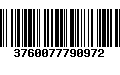 Código de Barras 3760077790972