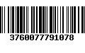 Código de Barras 3760077791078