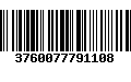 Código de Barras 3760077791108