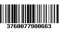 Código de Barras 3760077980663