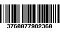 Código de Barras 3760077982360