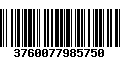 Código de Barras 3760077985750