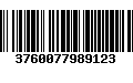 Código de Barras 3760077989123