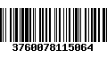 Código de Barras 3760078115064