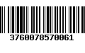 Código de Barras 3760078570061