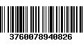 Código de Barras 3760078940826