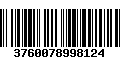 Código de Barras 3760078998124