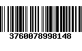 Código de Barras 3760078998148