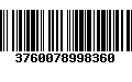 Código de Barras 3760078998360