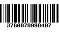 Código de Barras 3760078998407