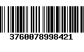 Código de Barras 3760078998421