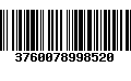 Código de Barras 3760078998520