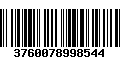 Código de Barras 3760078998544