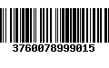 Código de Barras 3760078999015