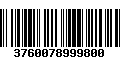 Código de Barras 3760078999800