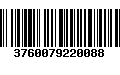 Código de Barras 3760079220088