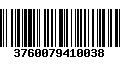 Código de Barras 3760079410038