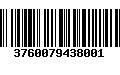 Código de Barras 3760079438001