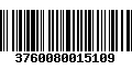 Código de Barras 3760080015109