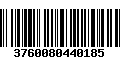 Código de Barras 3760080440185