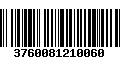 Código de Barras 3760081210060