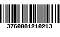 Código de Barras 3760081210213