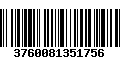 Código de Barras 3760081351756