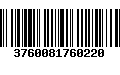 Código de Barras 3760081760220