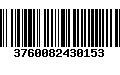 Código de Barras 3760082430153