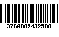 Código de Barras 3760082432508