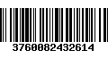 Código de Barras 3760082432614