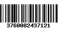 Código de Barras 3760082437121