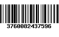 Código de Barras 3760082437596