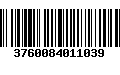 Código de Barras 3760084011039