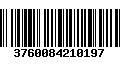 Código de Barras 3760084210197