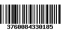 Código de Barras 3760084330185