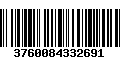 Código de Barras 3760084332691