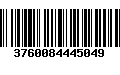 Código de Barras 3760084445049