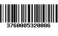 Código de Barras 3760085320086