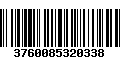 Código de Barras 3760085320338