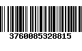 Código de Barras 3760085328815