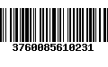 Código de Barras 3760085610231